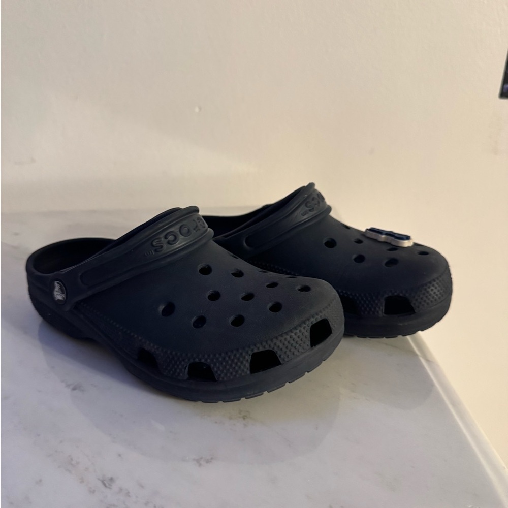CROCS Kids Black Slippers